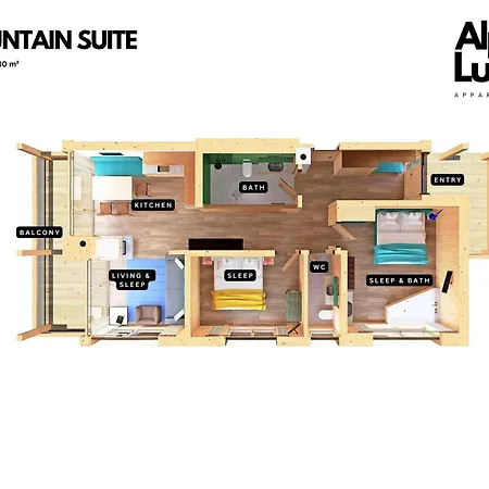 Daire Sportlodge' Mountain With Pool, Whirlpool & Sauna - An Alpenluxus Appartement, Zillertal *
