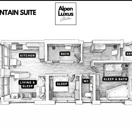 Sportlodge Mountain - Alpenluxus Collection Διαμέρισμα Kleinboden